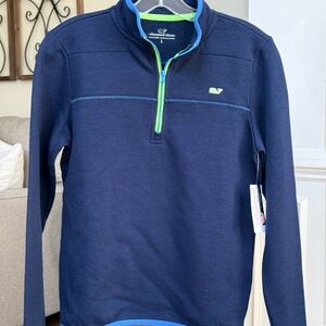 Vineyard Vines Deep Bay Navy Crewneck Sweatshirt
